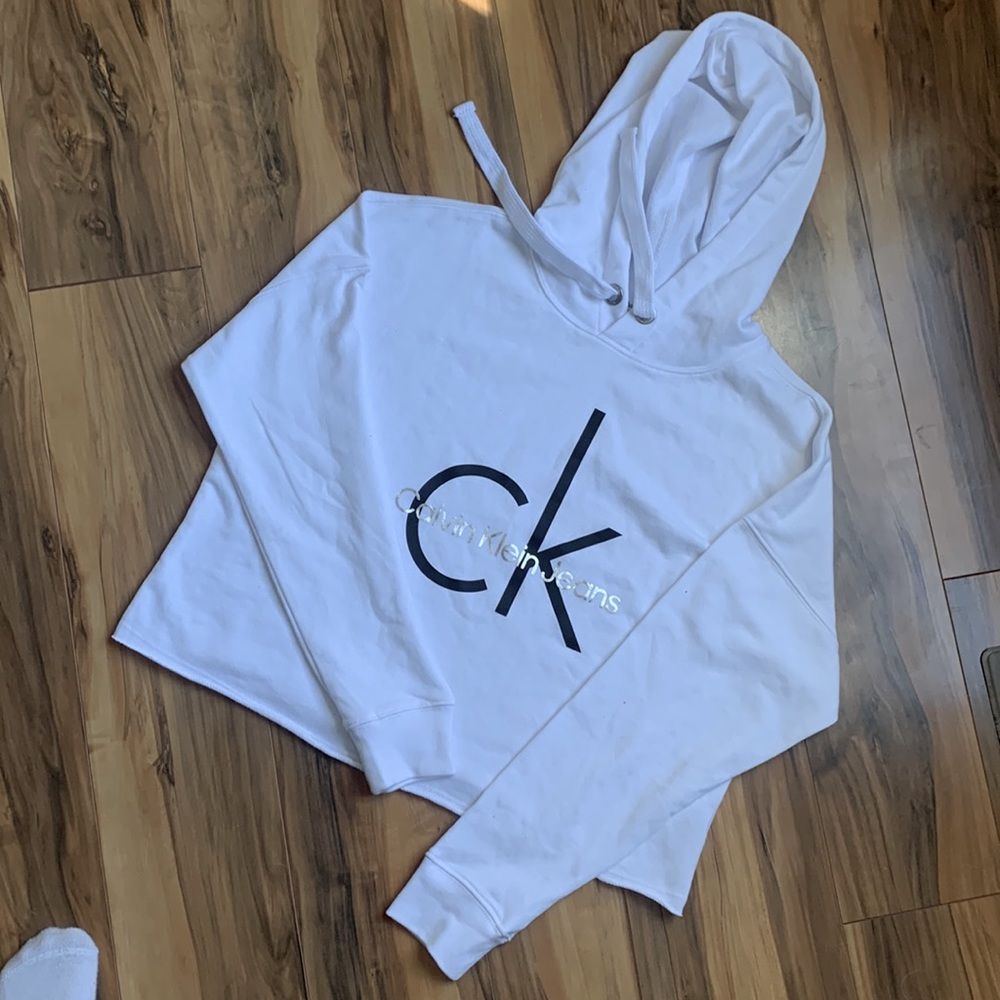 Calvin Klein jeans cropped hoodie